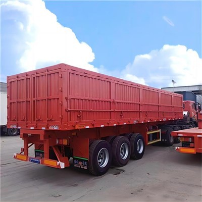 30 to 60 ton side dump semi-trailer